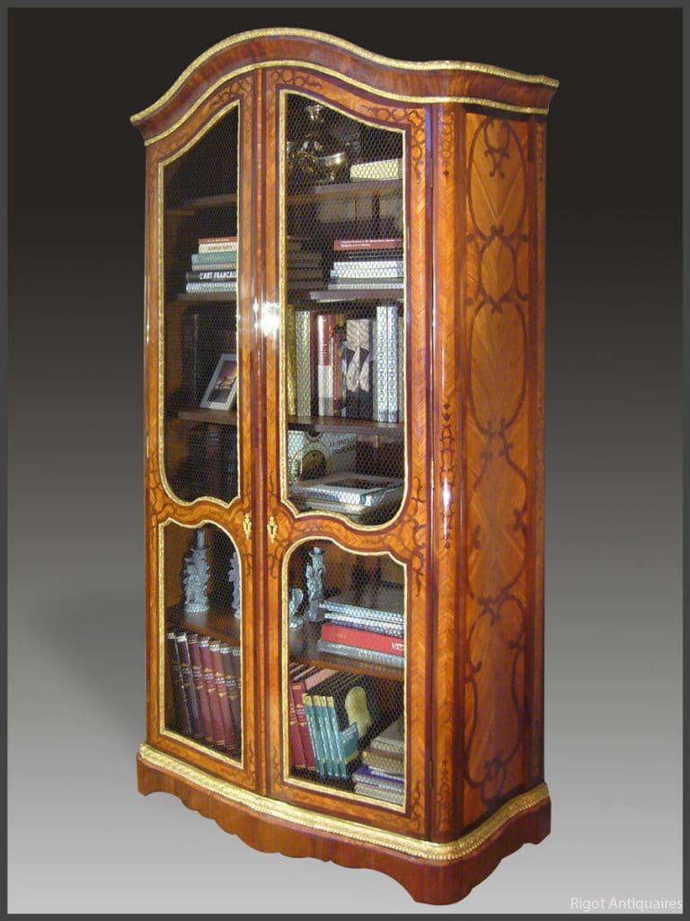Bibliotheque-epoque-18-siecle-estampille-Lardin