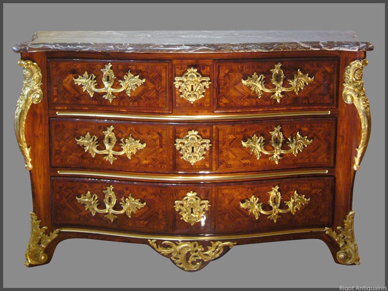 Commode-ebeniste-estampille-Daneau