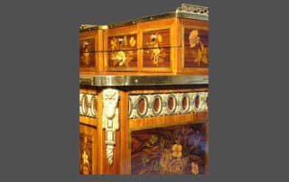 Bureau-estampille-Kemp-marqueterie-antiquaires